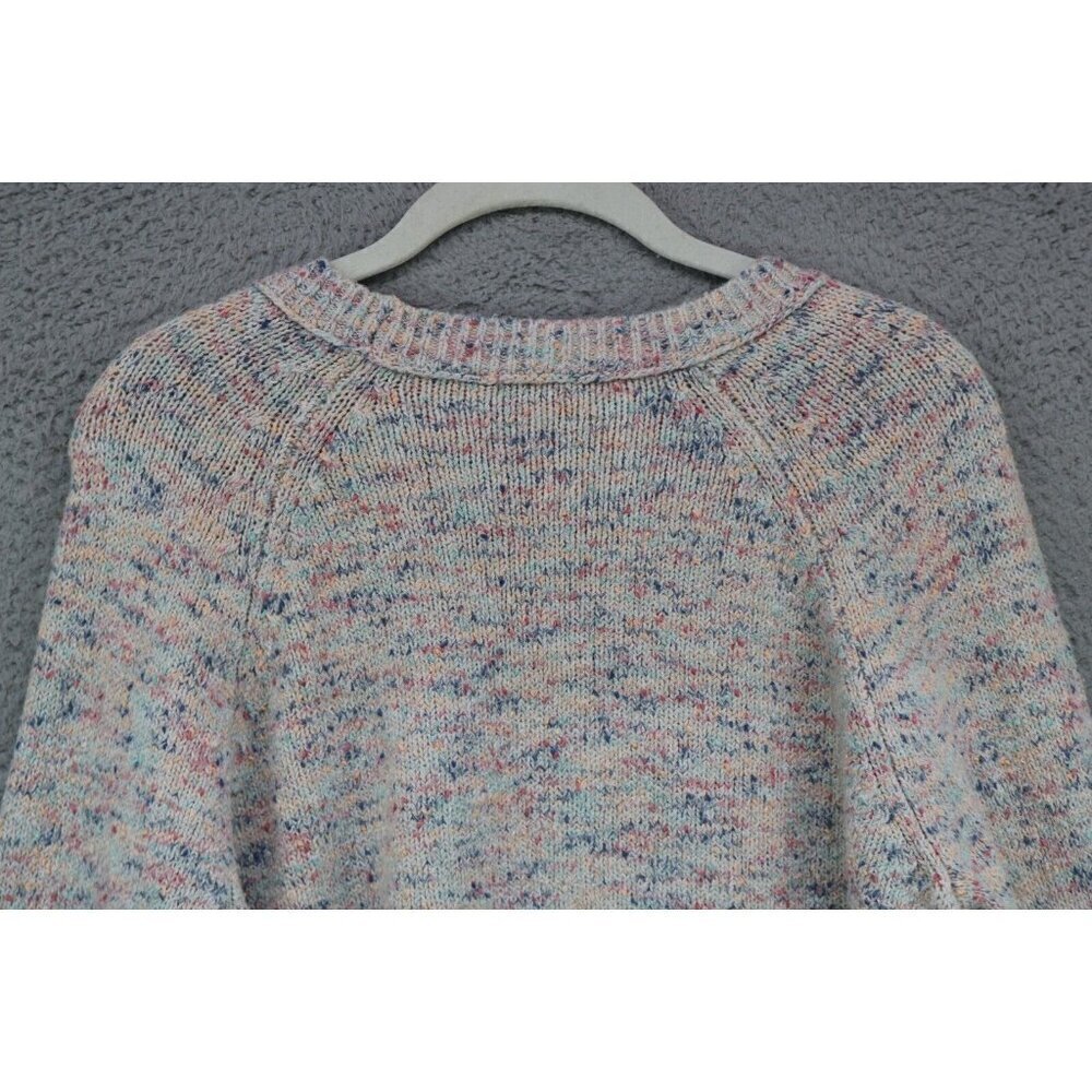 J.Jill Ribbed Cable Knit Long Sleeve Sweater-Size Medium/Petite - Picture 10 of 10